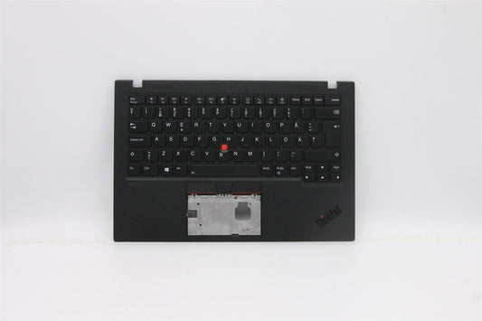 Lenovo Carbon X1 8th Keyboard Palmrest Top Cover Swedish Finnish 5M10Z37032