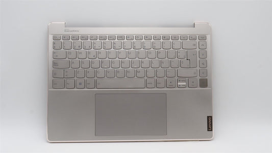 Lenovo Yoga 9 14IRP8 Palmrest Cover Touchpad Keyboard Spanish Oatmeal 5CB1K62482