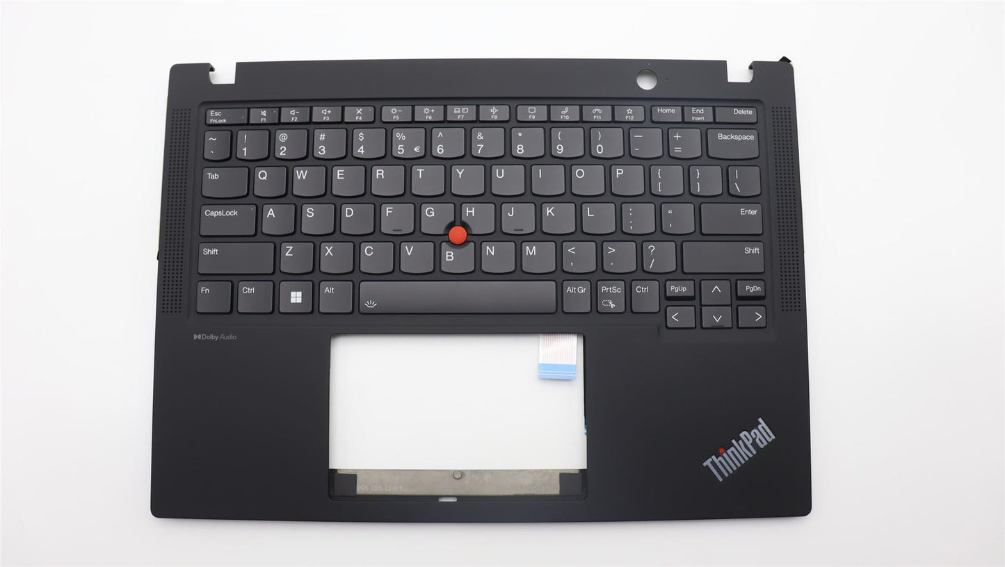 Lenovo ThinkPad X13 Gen 4 Palmrest Cover Keyboard US Europe Black 5M11H94384