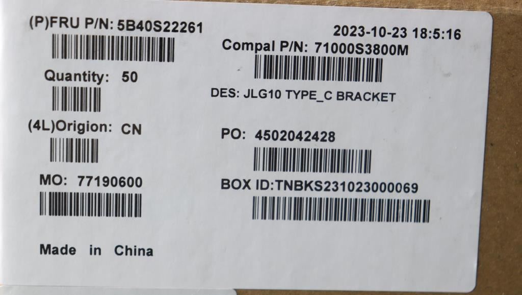 Lenovo Type_C Bracket C 83DV 5B40S22261