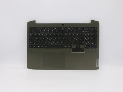 Lenovo Creator 5-15IMH05 Keyboard Palmrest Top Cover Arabic Dark Moss 5CB0Z26936