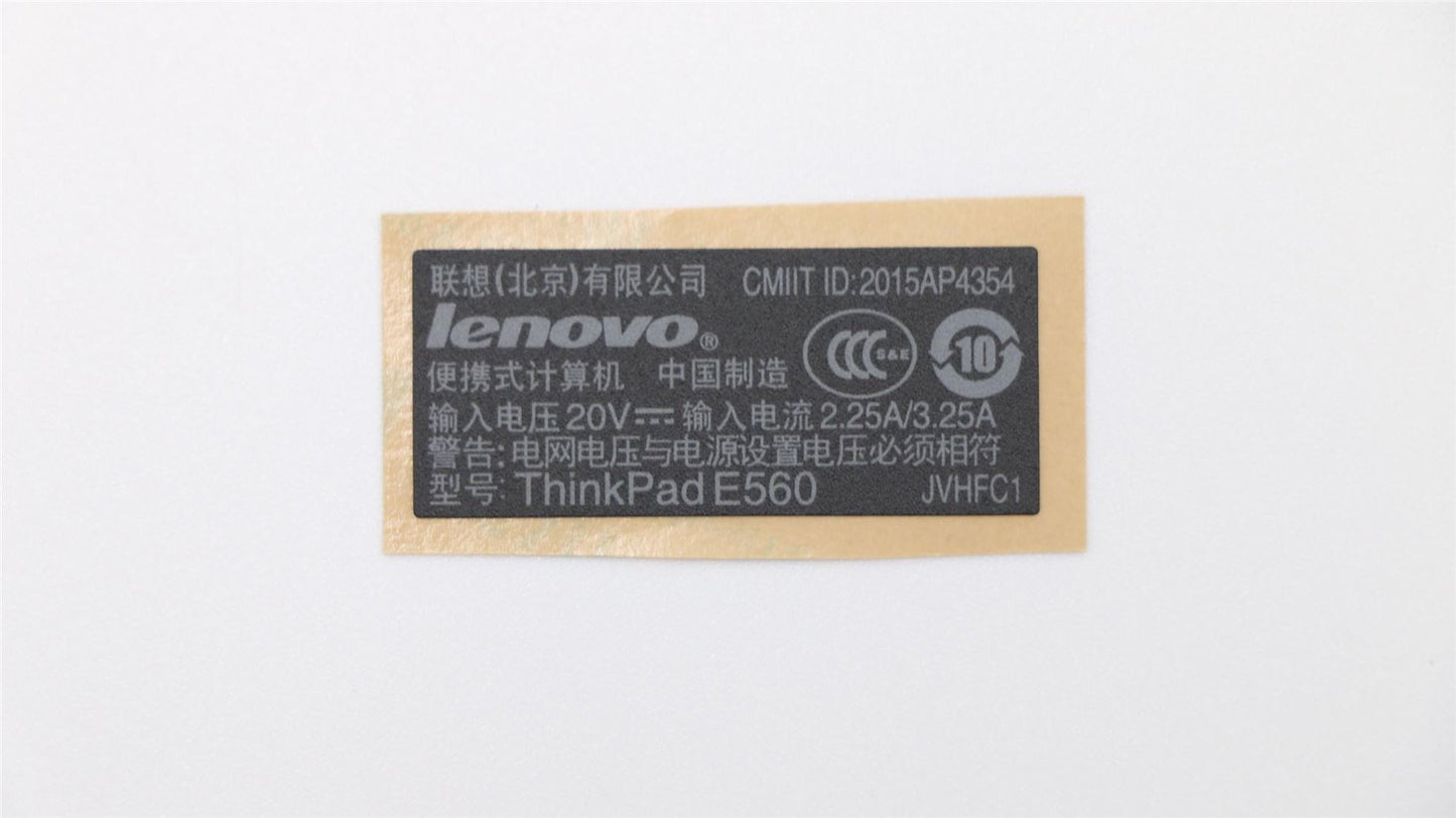 Lenovo ThinkPad E560 Bottom Base Lower Cover Black 00UP285