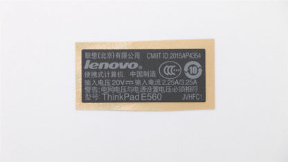 Lenovo ThinkPad E560 Bottom Base Lower Cover Black 00UP285