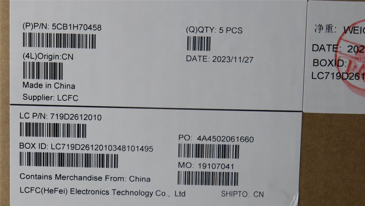 Lenovo Upper Case ASM_SLV L82R4 FPSD 5CB1H70458