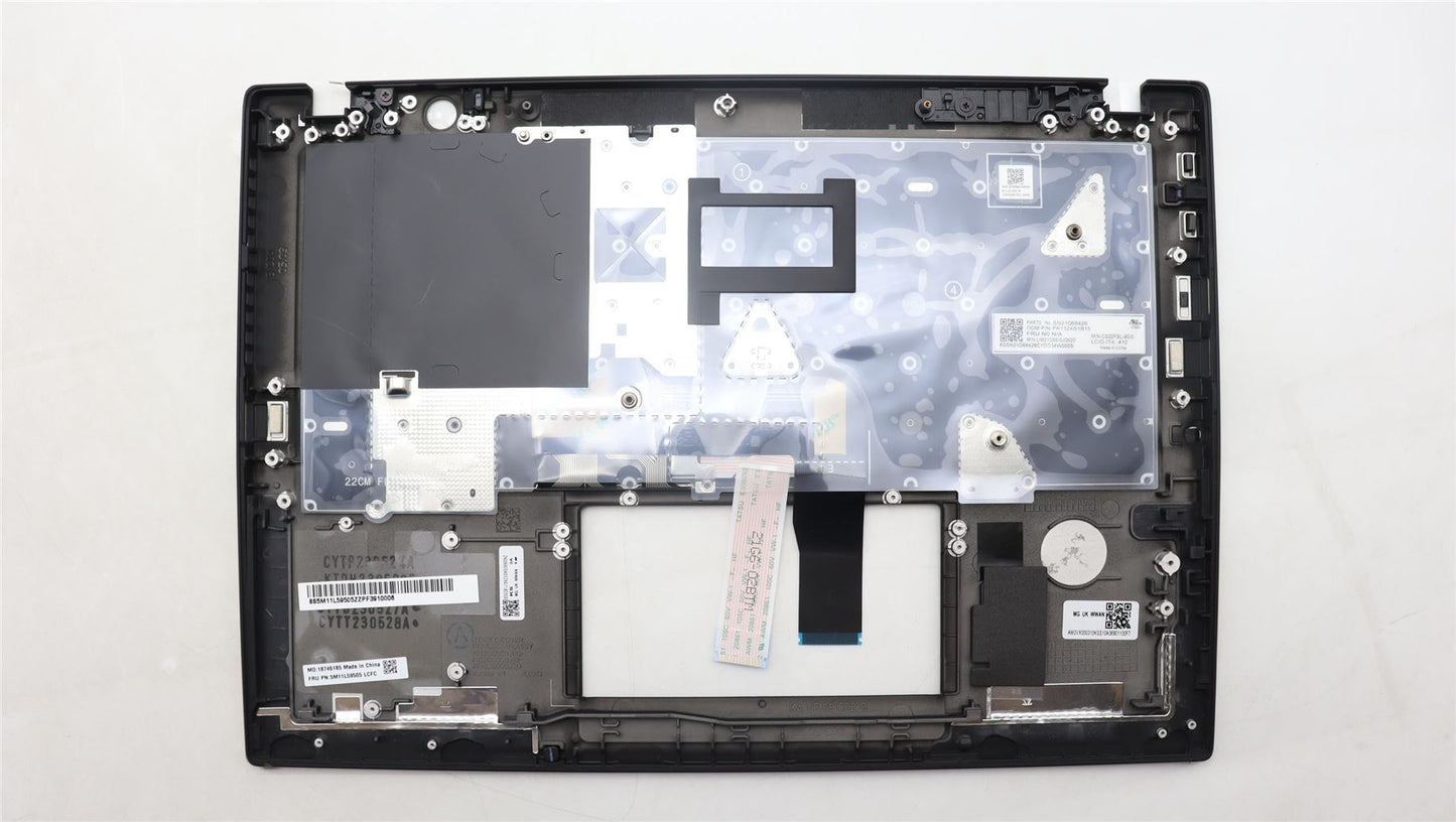 Lenovo ThinkPad T14s Gen 4 Palmrest Cover Keyboard Italian Black 5M11L59505