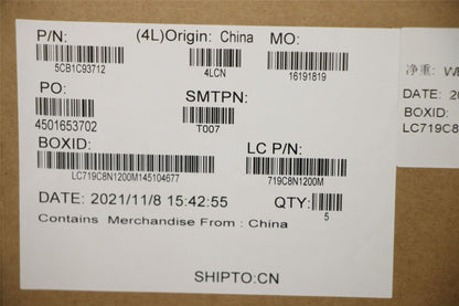 Lenovo Legion S7 15ACH6 Palmrest Cover Touchpad Keyboard French Black 5CB1C93712