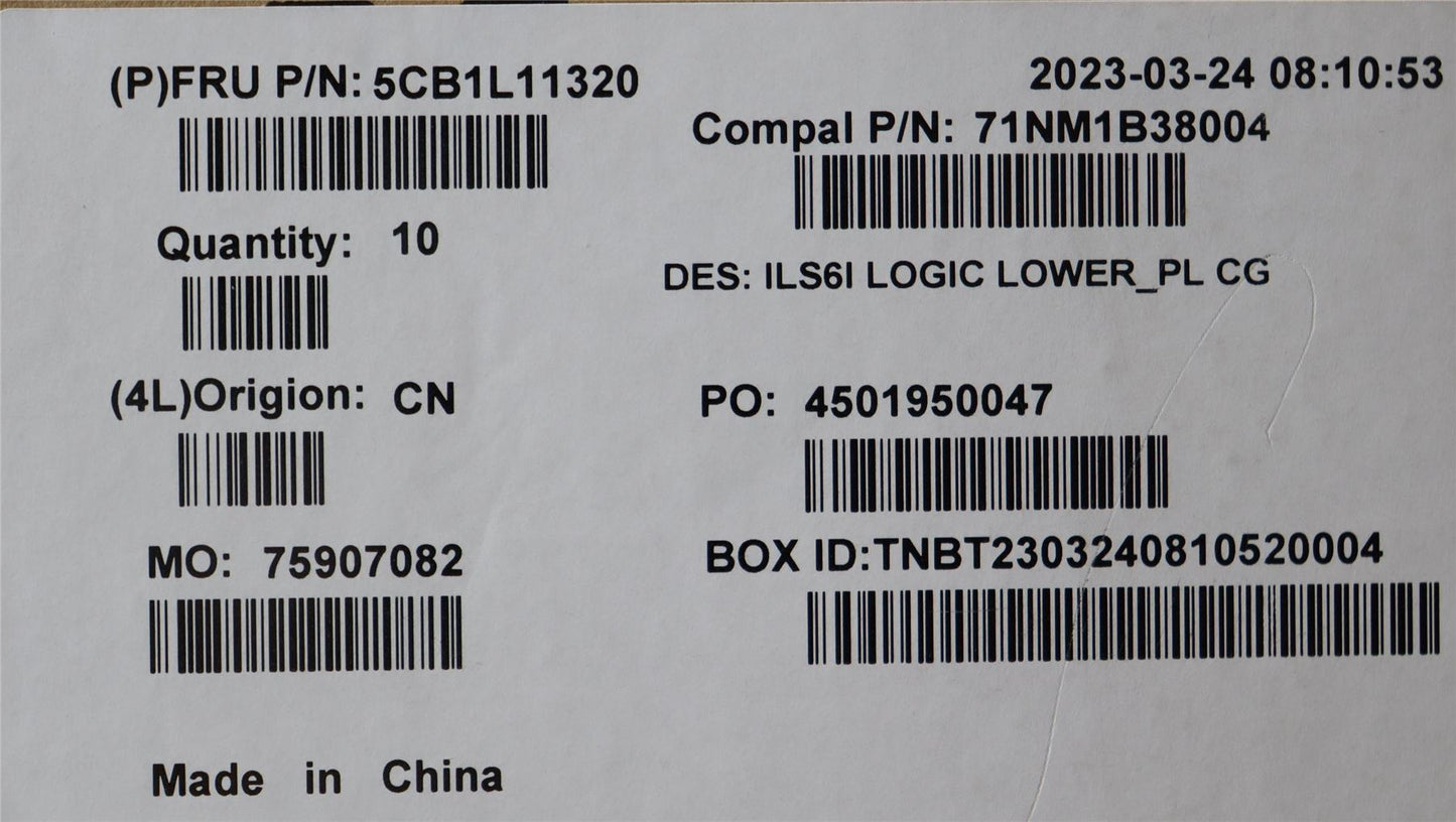 Lenovo Lower Case C 82XF PL CG 5CB1L11320