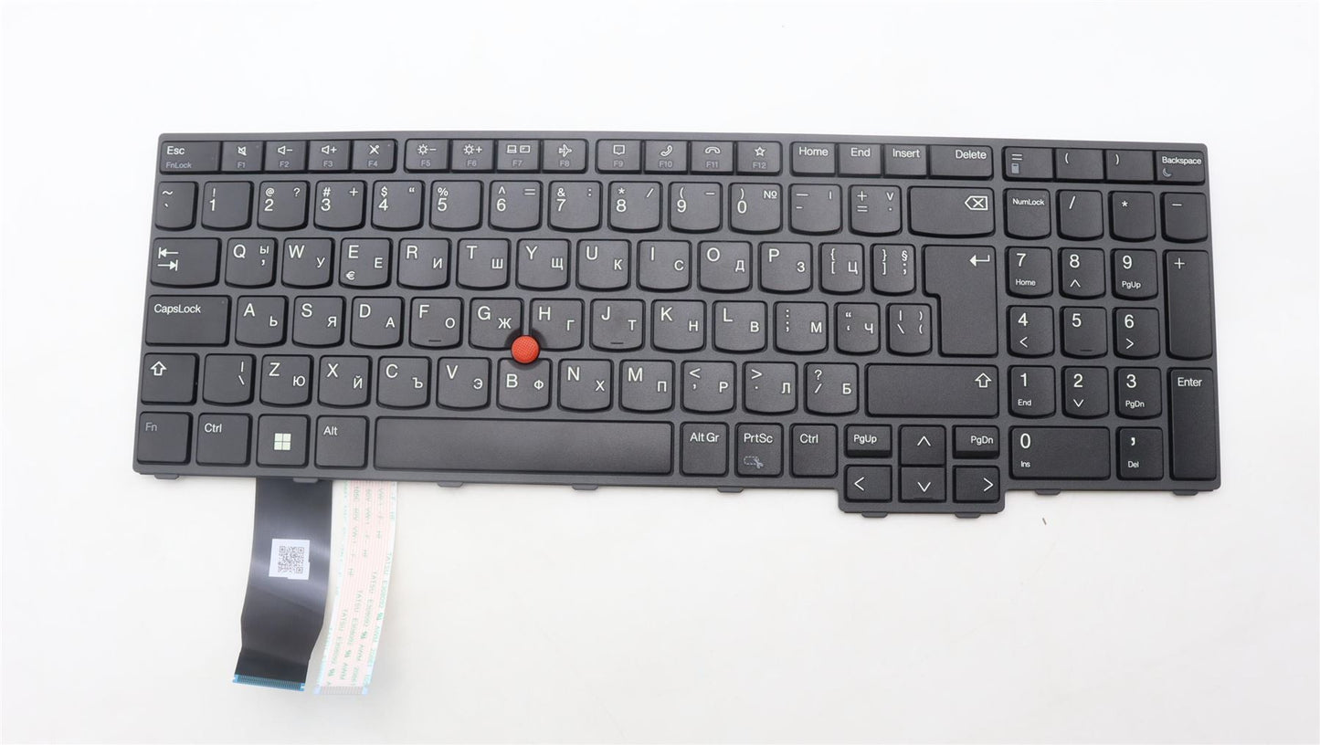 Lenovo ThinkPad T16 Gen 1 P16s Gen 1 L15 Gen 3 s Keyboard Black 5N21D93730