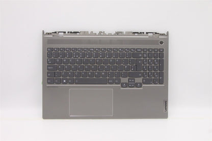 Lenovo ThinkBook 16p G2 ACH Keyboard Palmrest Top Cover German Grey 5CB1D04552