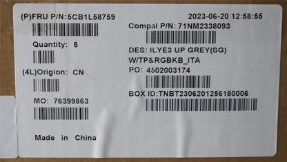 Lenovo Upper Case ASM_ITA C 82YA SGRGB 5CB1L58759
