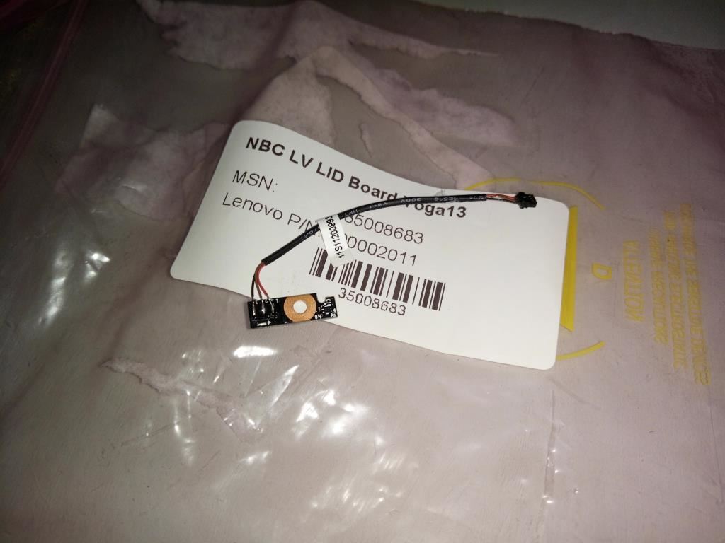 Lenovo Yoga 13 Lid Sensor Board 90002011