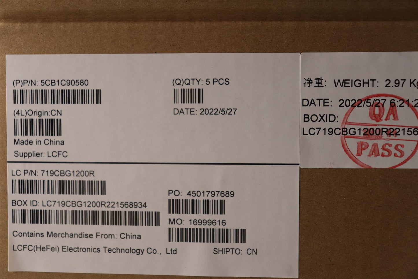 Lenovo Upper Case ASM_SPA L82NH SLA_GY 5CB1C90580