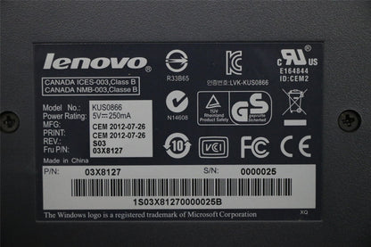 Lenovo USB SmartCard Romanian 446 Keyboard 03X8127