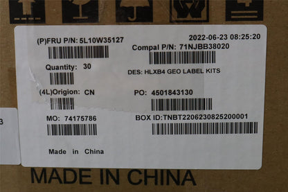 Lenovo LABEL LABEL C 21DL GEO KITS FOR G4 5L10W35127