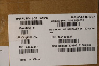 Lenovo IdeaPad 3 16IAH7 Palmrest Cover Touchpad Keyboard Switzerland 5CB1J09538