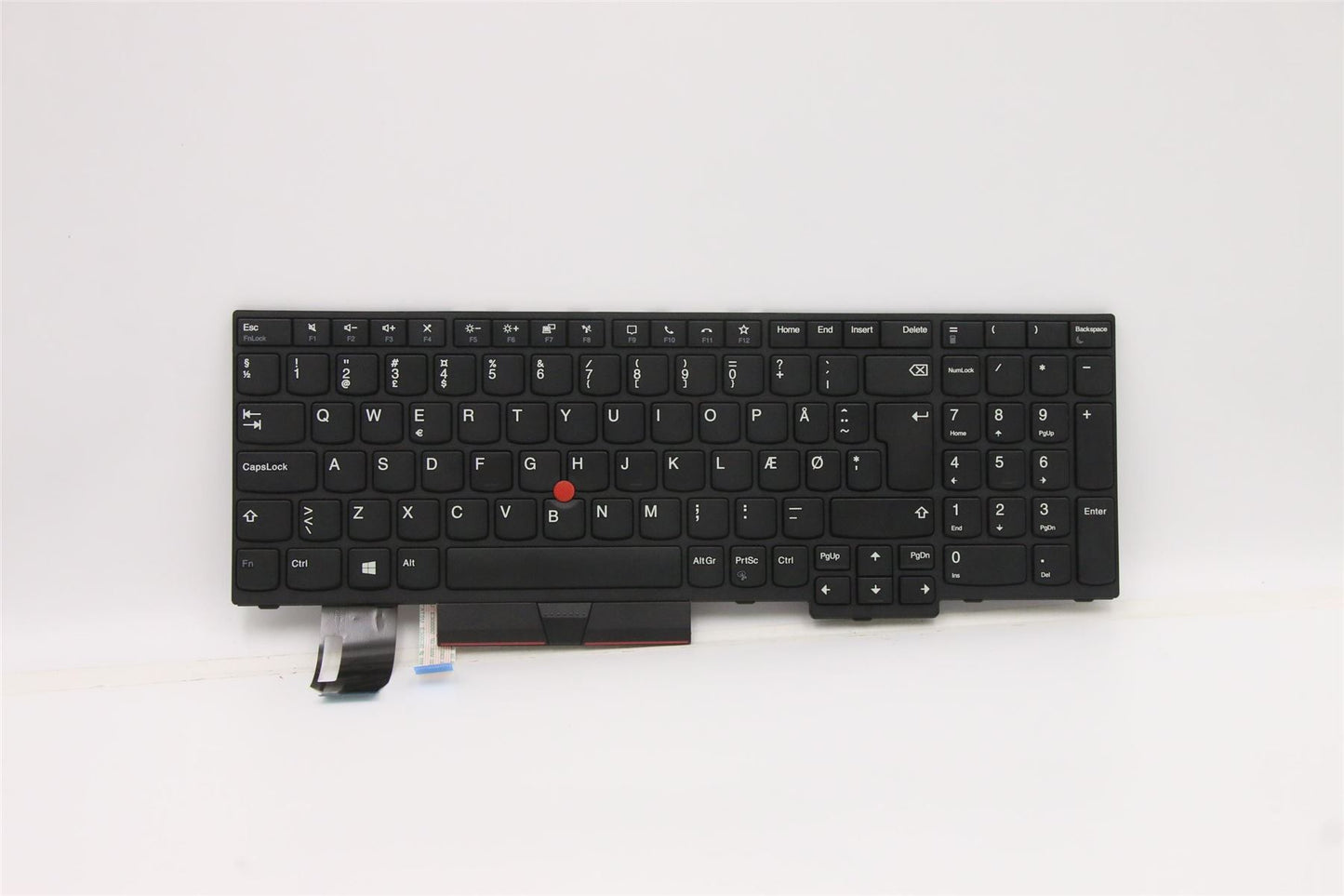Lenovo ThinkPad P15s 2 T15 2 T15 Keyboard Danish Black 5N20V78152