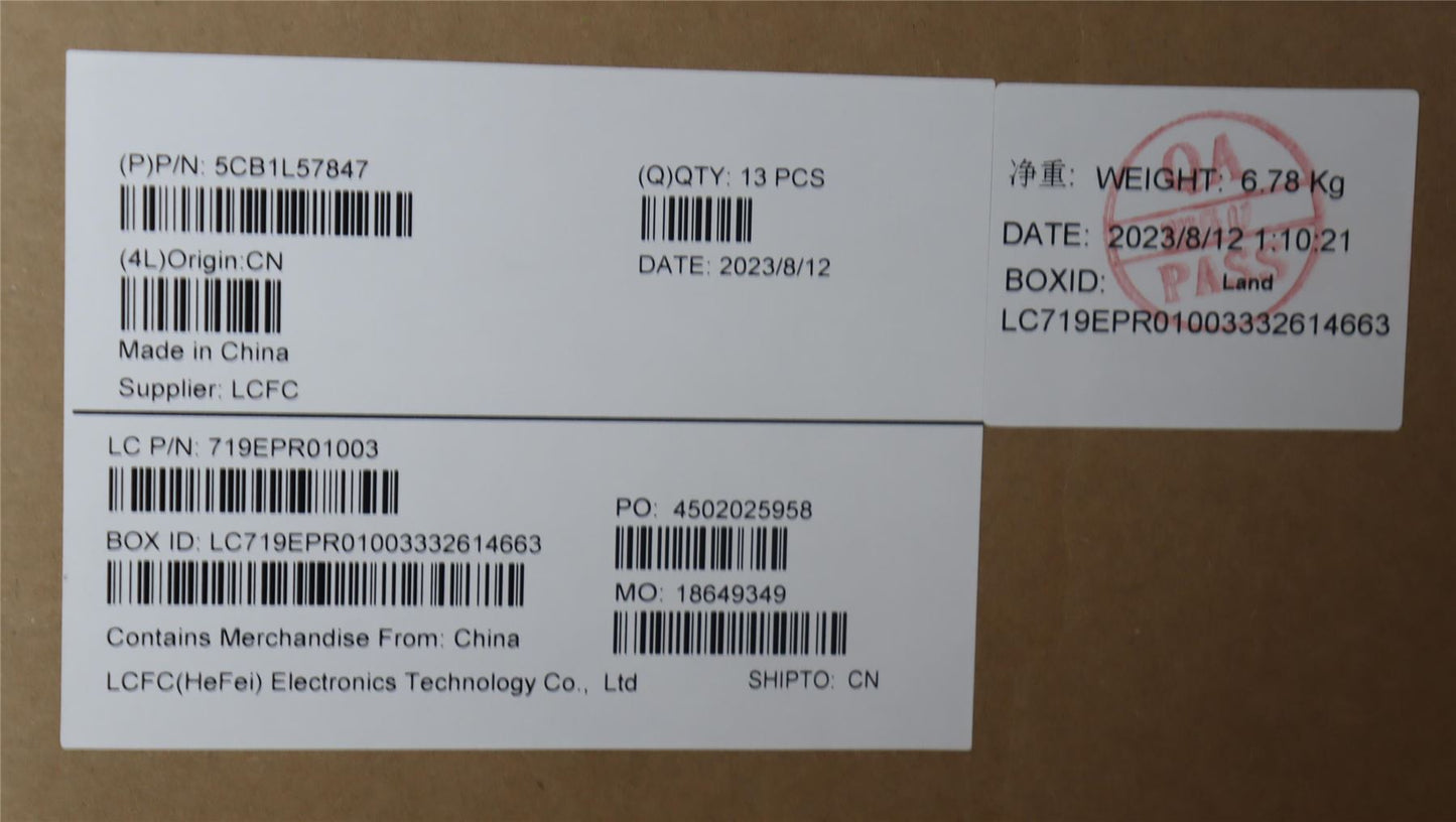 Lenovo KP6B0_D_COVER_SIM_DUMMY_ASSY 5CB1L57847