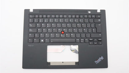 Lenovo ThinkPad T14s 3 Keyboard Palmrest Top Cover Spanish Black 5M11H26018