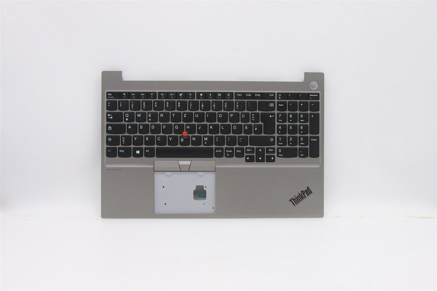 Lenovo ThinkPad E15 Keyboard Palmrest Top Cover German Silver 5M10V16937