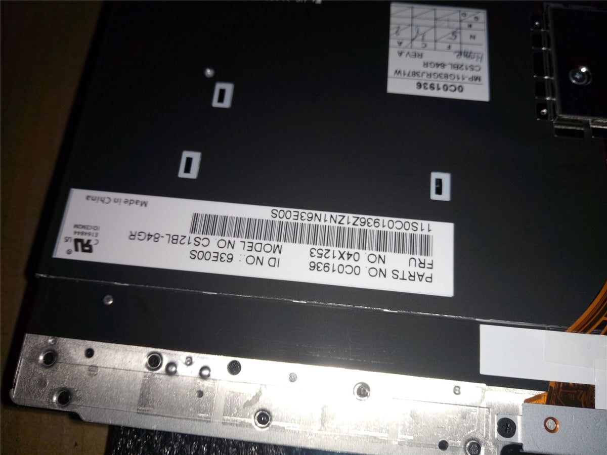 Lenovo FRU CS12 B/L KBD GRK CHY Greek Keyboard 04X1253
