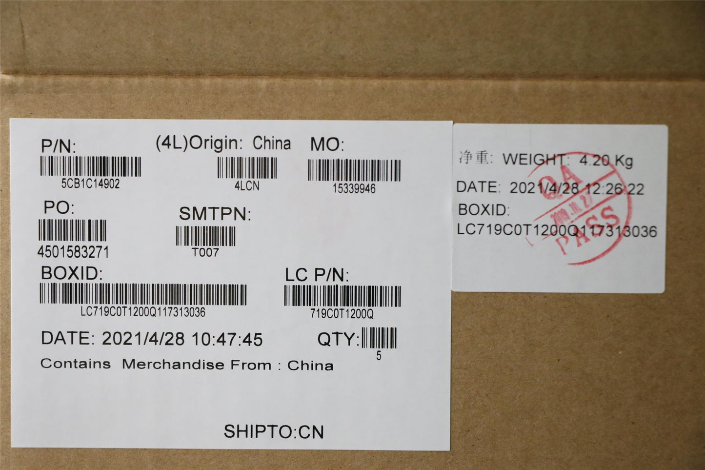 Lenovo Legion 5 Pro-16ACH6H Keyboard Palmrest Top Cover Portuguese 5CB1C14902