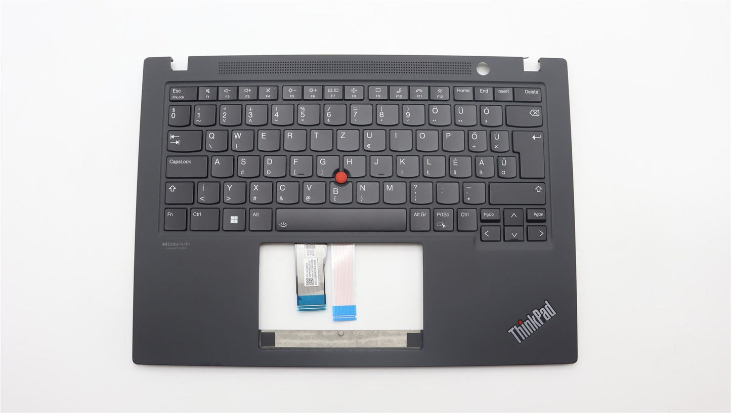 Lenovo ThinkPad T14s Gen 3 Palmrest Cover Keyboard Hungarian Black 5M11G27253