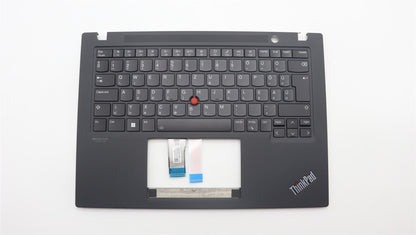 Lenovo ThinkPad T14s Gen 3 Palmrest Cover Keyboard Hungarian Black 5M11G27253