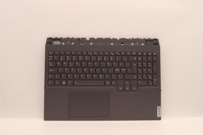 Lenovo Legion 5 16ARH7H Palmrest Cover Touchpad Keyboard Nordic Grey 5CB1H71061