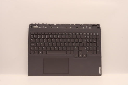 Lenovo Legion 5 16ARH7H Palmrest Cover Touchpad Keyboard Nordic Grey 5CB1H71061