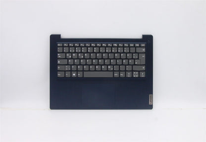 Lenovo IdeaPad 3-14ADA05 Palmrest Cover Touchpad Keyboard German Blue 5CB0X56657