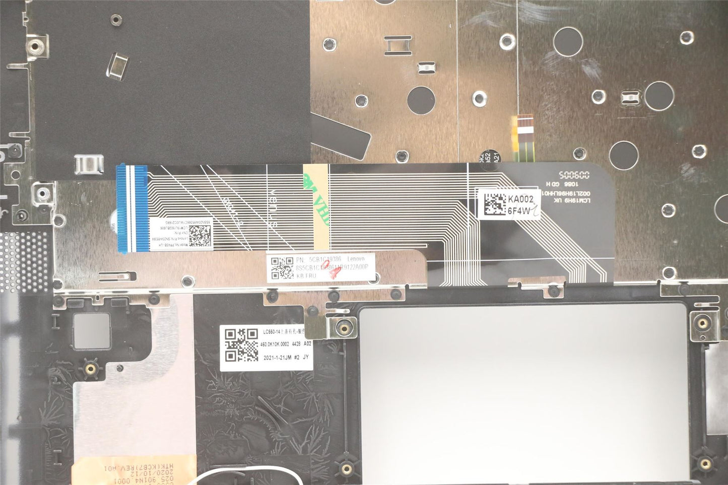Lenovo Upper Case ASM_UK W 82HU FB PG 5CB1C19386
