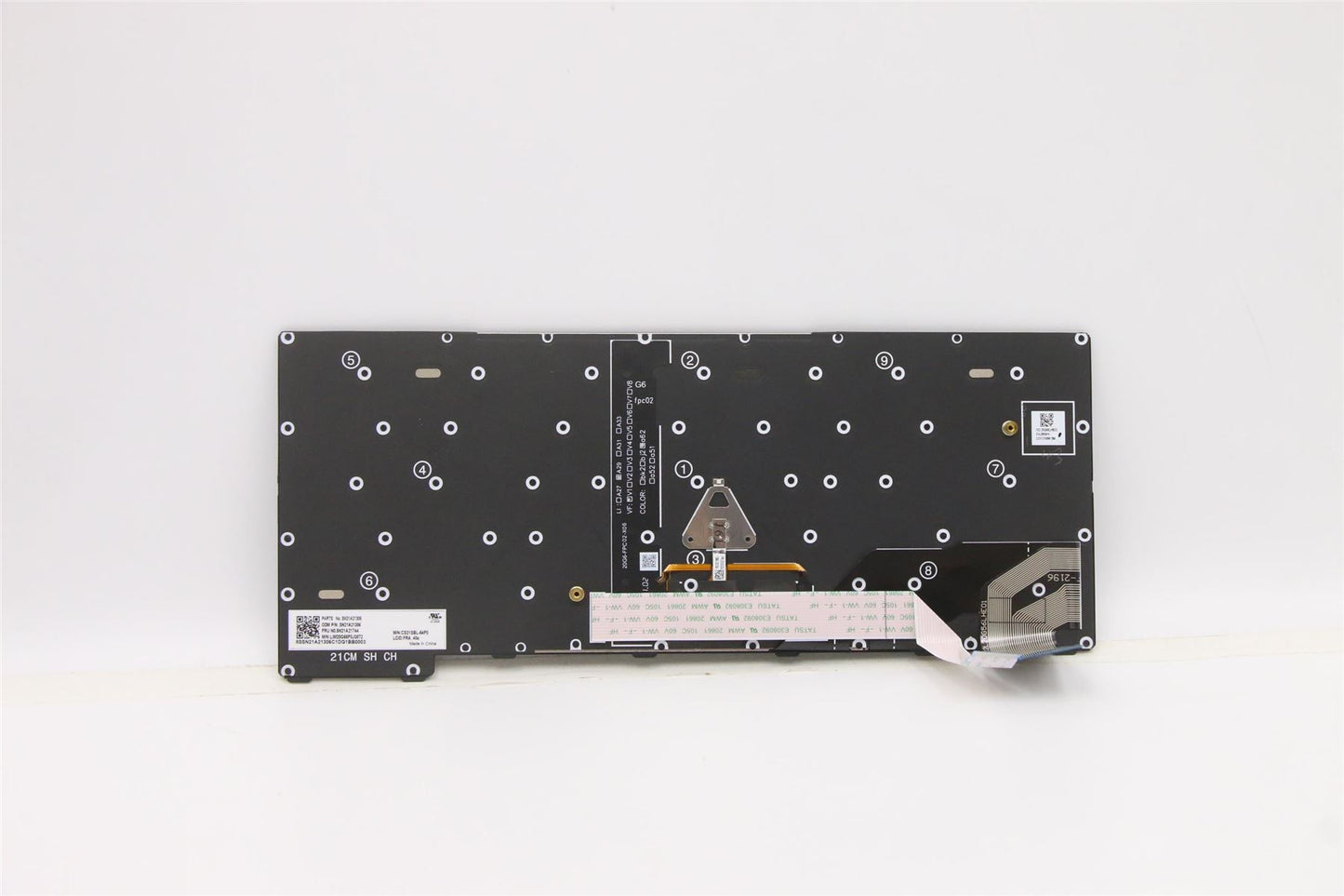 Lenovo ThinkPad X13 2 Keyboard French Black Backlit 5N21A21744