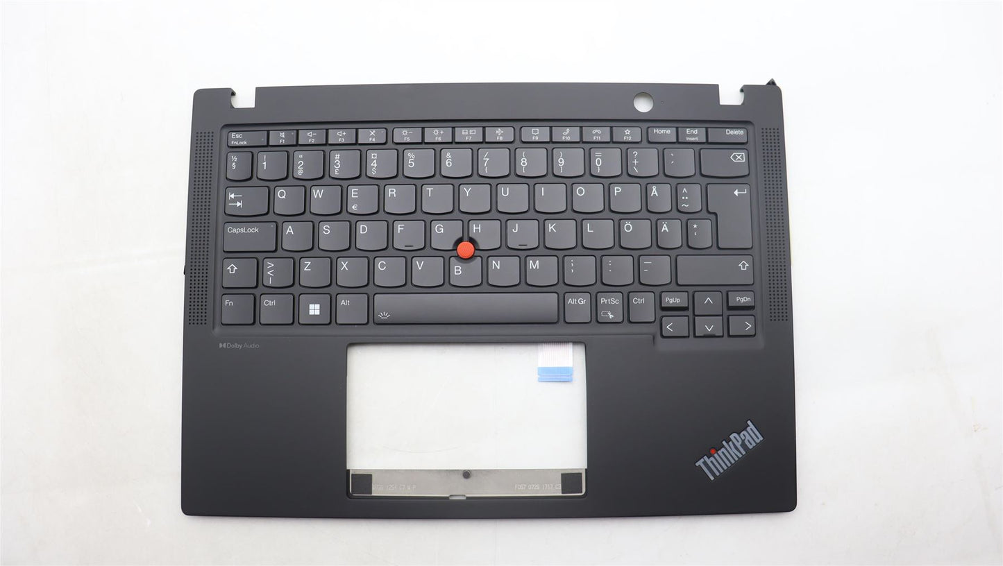 Lenovo ThinkPad X13 Gen 4 Keyboard Palmrest Top Cover Black Backlit 5M11L86040
