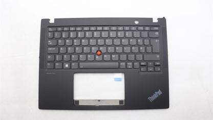 Lenovo ThinkPad X13 Gen 4 Keyboard Palmrest Top Cover Black Backlit 5M11L86040