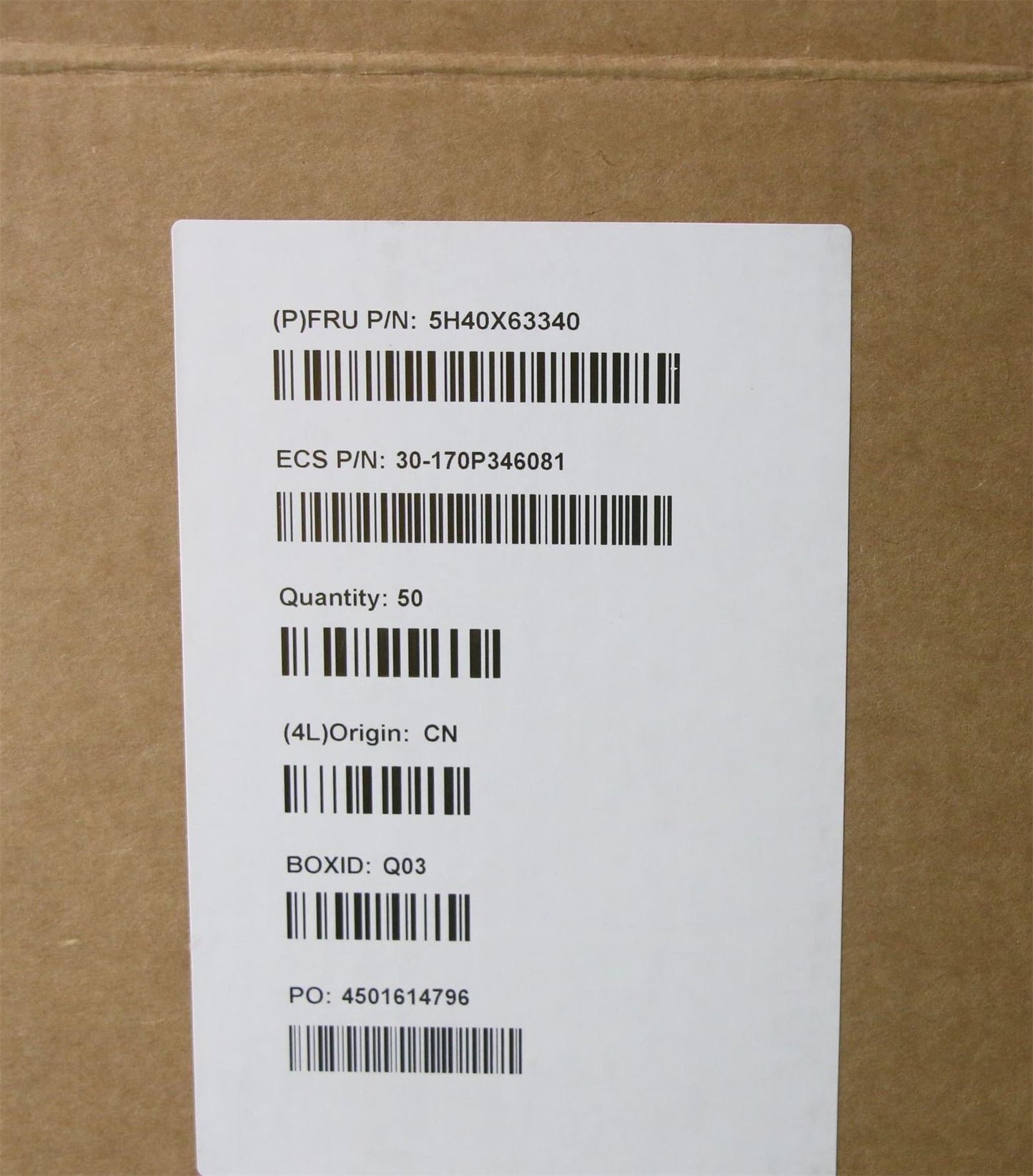 Lenovo HEATSINK Black Mylar for T550 SSD,ECS 5H40X63340