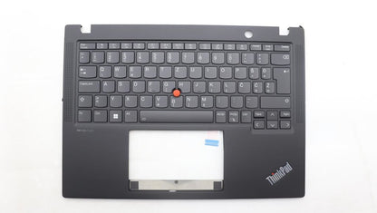 Lenovo ThinkPad X13 Gen 4 Keyboard Palmrest Top Cover Slovenian Black 5M11L86261