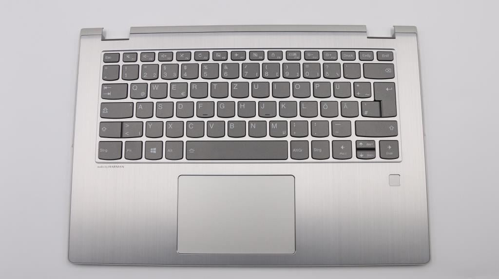 Lenovo Yoga 530-14IKB Keyboard Palmrest Top Cover German Platinum 5CB0R08674