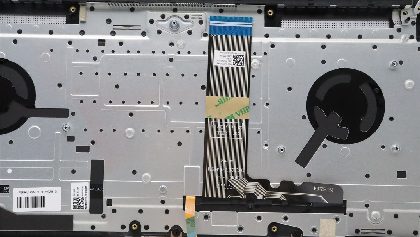 Lenovo IdeaPad 5 16IAH7 Palmrest Cover Touchpad Keyboard Belgian 5CB1H92910
