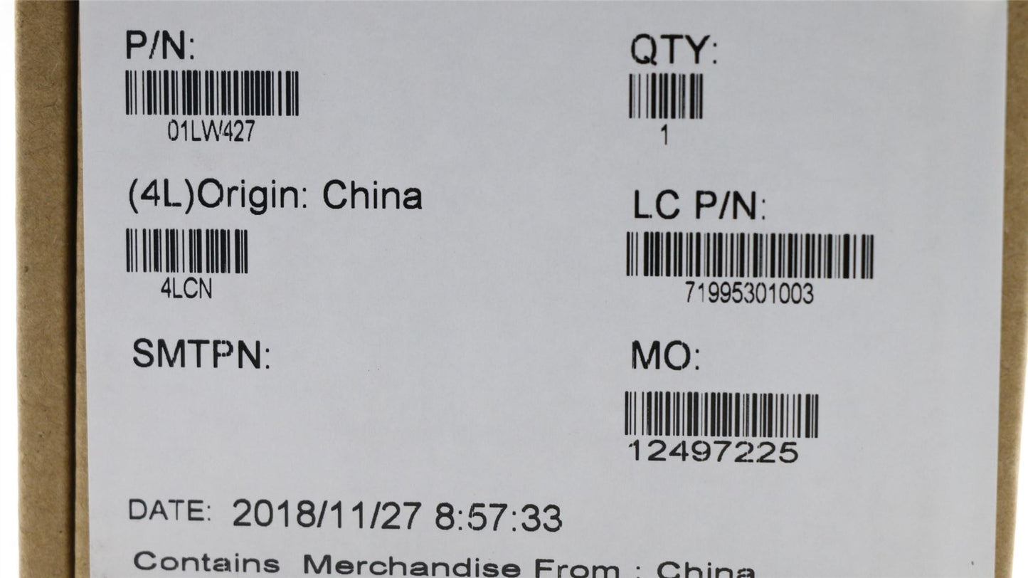Lenovo 01LW427 FRU EE580_M2_2242_BRK_ASSY