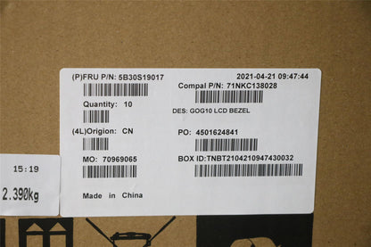 Lenovo IdeaPad 3-15IHU6 3-15ACH6 Bezel front trim frame Cover Black 5B30S19017
