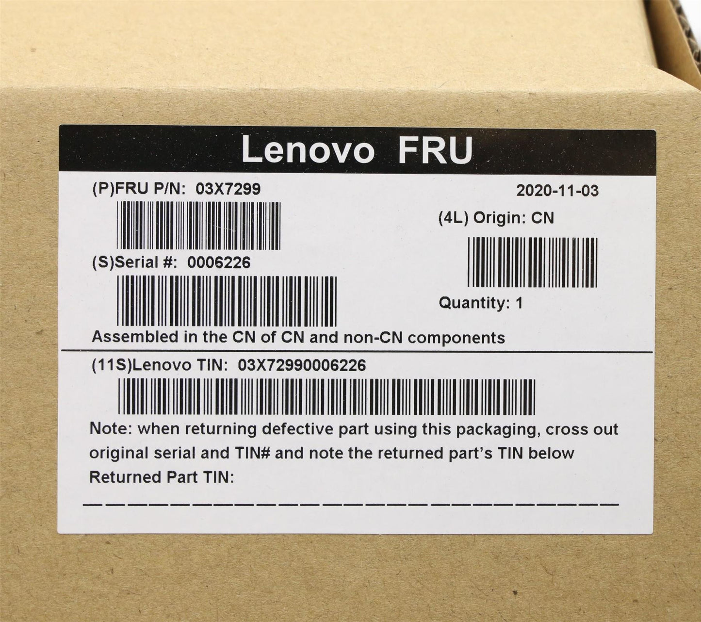 Lenovo ThinkStation P500 P700 P300 P310 P510 USB Wired Keyboard Black 03X7299