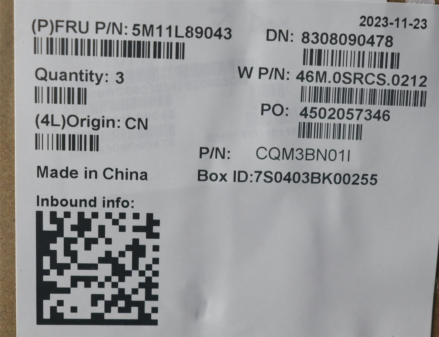 Lenovo ThinkPad P1 Gen 6 Keyboard Palmrest Top Cover Greek US Black 5M11L89043