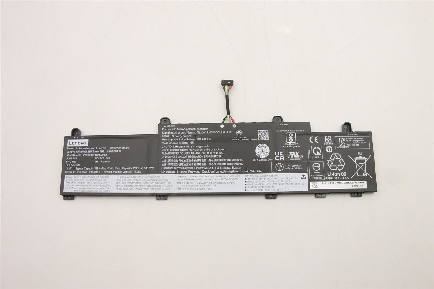 Lenovo ThinkPad L14 3 L15 3 Battery 5B11F21940