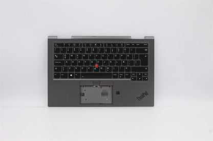 Lenovo ThinkPad X1 5th Gen Palmrest Cover Keyboard Icelandic Grey 5M10Z37172