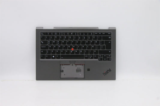 Lenovo ThinkPad X1 5th Gen Palmrest Cover Keyboard Icelandic Grey 5M10Z37172