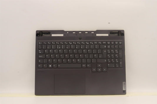 Lenovo S7 16IAH7 Palmrest Cover Touchpad Keyboard UK Storm Grey 5CB1J04399