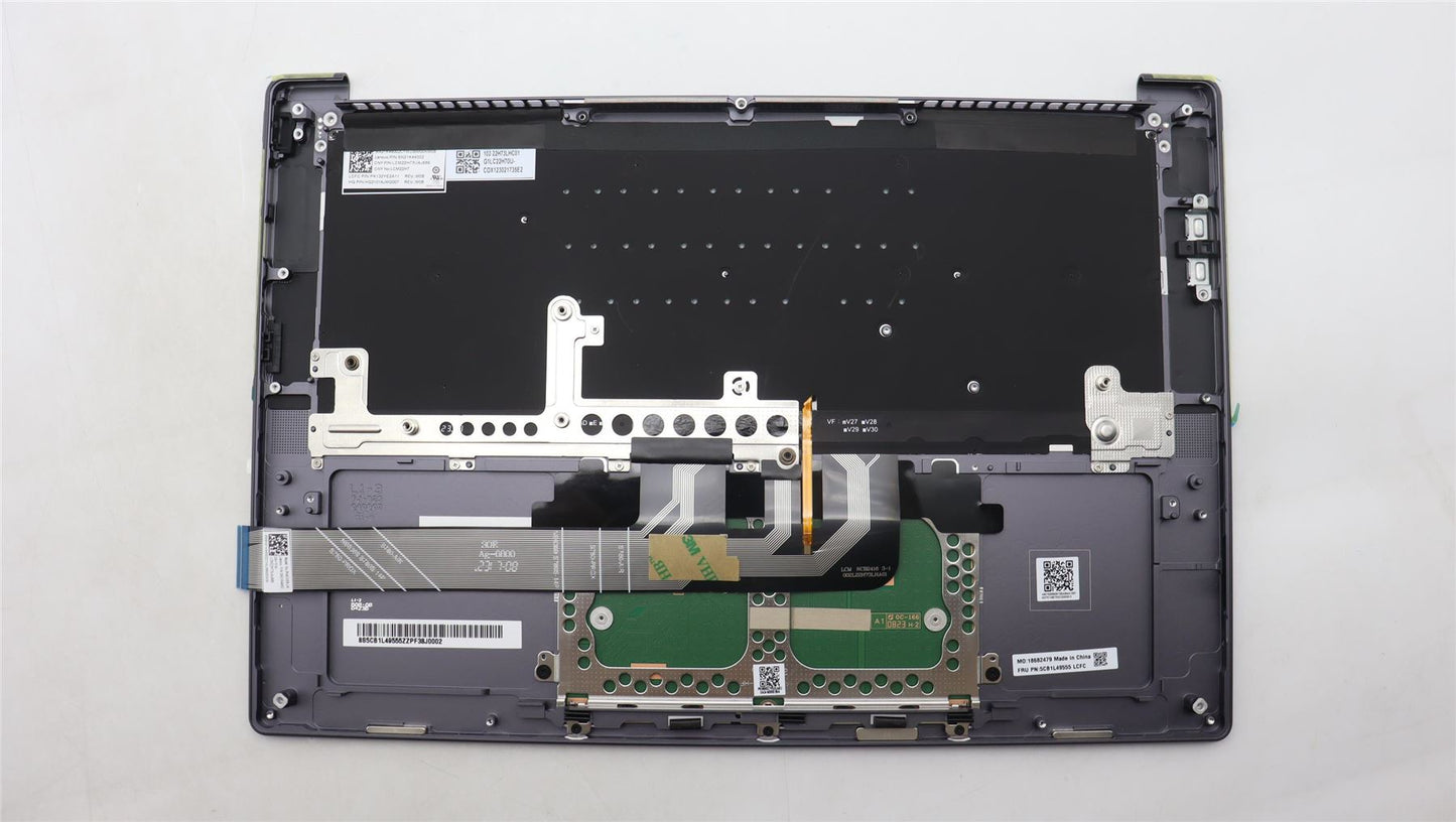 Lenovo Yoga 9 14IRP8 Palmrest Cover Touchpad Keyboard Ukrainian 5CB1L49555