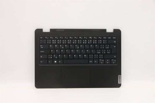 Lenovo 14W Gen 2 Palmrest Cover Keyboard Czech Slovakian Black 5M11C87684