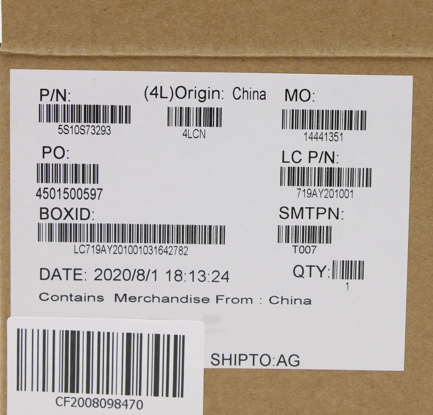 Lenovo ThinkPad T14 1 Screw Screws Kit 5S10S73293