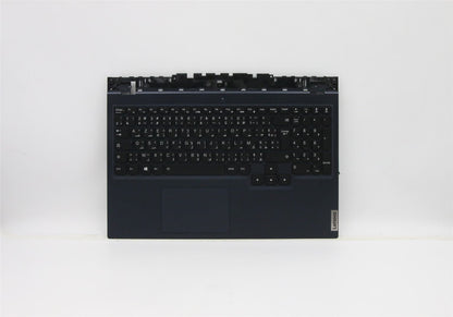 Lenovo Legion 5-15ACH6 Palmrest Touchpad Cover Keyboard Blue 5CB1C93038
